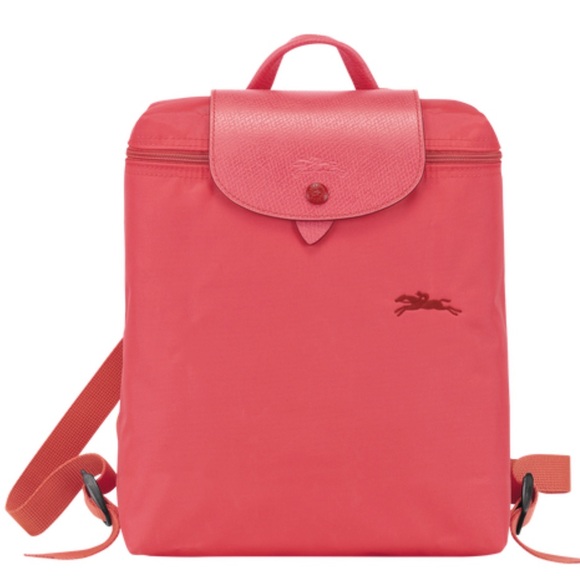 Longchamp Handbags - Longchamp Le Pliage Club Backpack Pomegranate